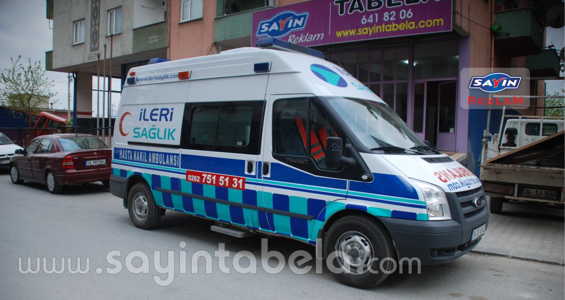 ambulans araç giydirme gebze merkez hastanesi